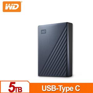 WD My Passport Ultra 5TB(星曜藍) 2.5吋USB-C行動硬碟