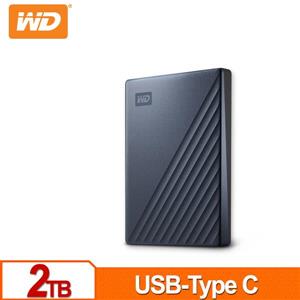 WD My Passport Ultra 2TB(星曜藍) 2.5吋USB-C行動硬碟