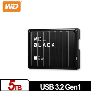 WD 黑標 P10 Game Drive 5TB(黑) 2.5吋電競行動硬碟