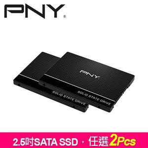 PNY 2.5吋 SATA SSD，任選 2PCS優惠