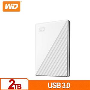 WD My Passport 2TB(白) 2.5吋行動硬碟(2019)
