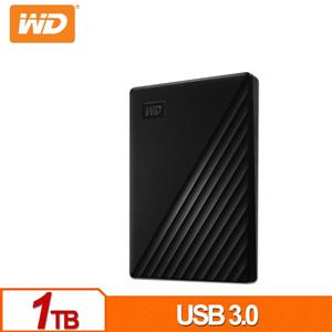 WD My Passport 1TB(黑) 2.5吋行動硬碟(2019)