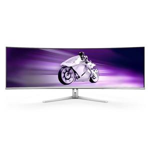 PHILIPS Gaming 49型 49M2C8900L QD OLED(32:9)曲面電競螢幕(白)