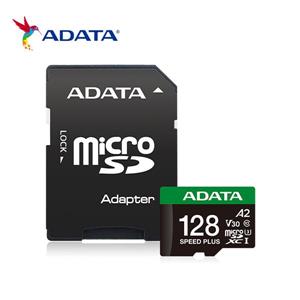 威剛 Speed Plus microSDXC UHS-I U3 A2 V30   128G記憶卡(附轉卡)