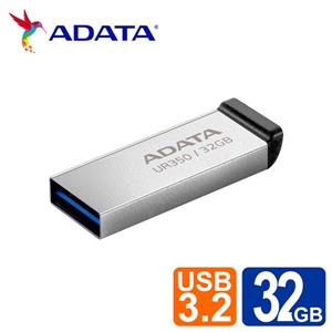 威剛 UR350  32GB USB3.2金屬隨身碟(黑)