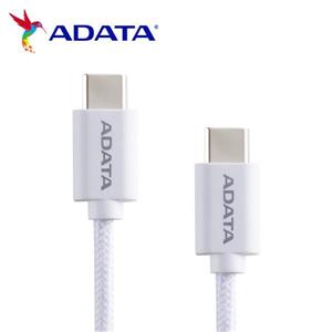 威剛Type-C TO Type-C  100W PD 1M快充傳輸線(白色)
