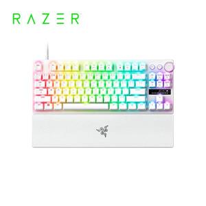 雷蛇Razer 獵魂光蛛V3 Pro專業競技版(英)(白)無數字鍵類比式光學電競鍵盤