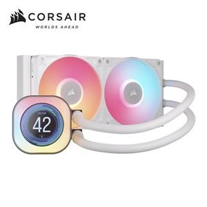 海盜船CORSAIR iCUE LINK TITAN LCD 240 RGB CPU水冷散熱器【白】