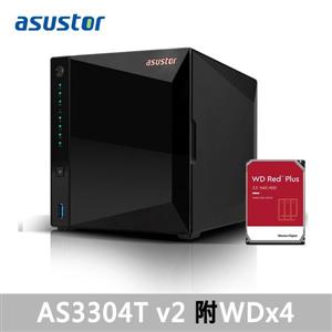 華芸 Asustor AS3304Tv2 搭 WD硬碟*4顆(可替換)