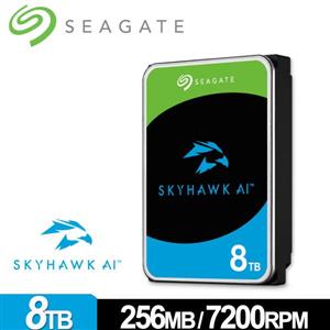 希捷監控鷹 SEAGATE SkyHawk AI 8TB 監控專用硬碟 (ST8000VE001)