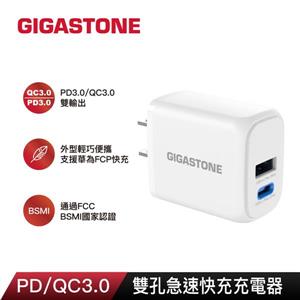 GIGASTONE PD-6202W 急速雙孔充電器