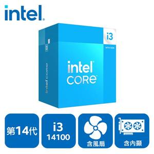 INTEL 盒裝Core i3-14100