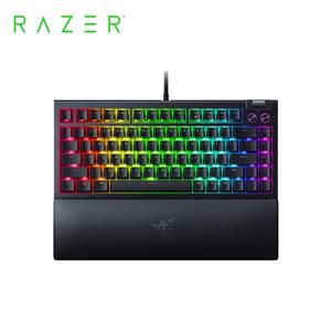 雷蛇Razer BlackWidow黑寡婦V4 75%蜘幻彩版有線機械式RGB鍵盤(英文)