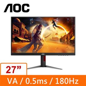 AOC Gaming 27型 Q27G4N (可旋轉)2K液晶電競螢幕