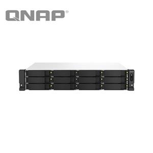 QNAP TS-1264U-RP-8G 雙電源機架式(不含滑軌，3年保)網路儲存伺服器