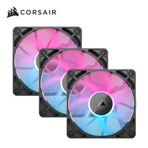 海盜船Corsair iCUE LINK RX120 RGB PWM機殼風扇【黑｜三顆裝】
