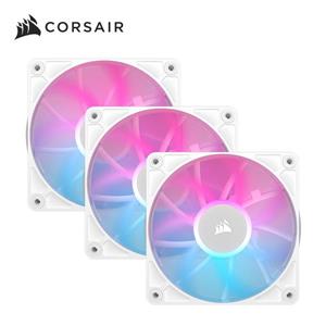 海盜船Corsair iCUE LINK RX120 RGB PWM機殼風扇【白｜三顆裝】