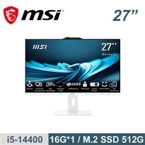 微星MSI PRO AP272P 14M-631TW(一體機)螢幕可升降