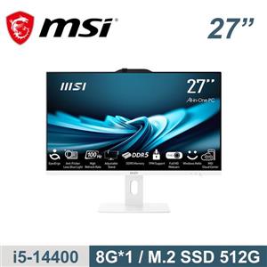 微星MSI PRO AP272P 14M-633TW(一體機)螢幕可升降