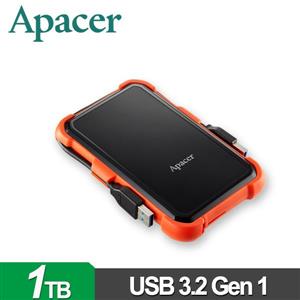 宇瞻 Apacer AC630 1TB (橘黑) 2.5吋軍規抗摔行動硬碟