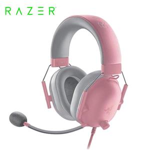 雷蛇Razer BlackShark V2 X黑鯊(粉晶)電競耳機麥克風