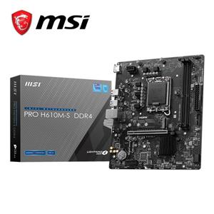 微星MSI PRO H610M-S DDR4 INTEL 主機板