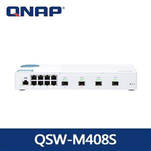 QNAP QSW-M408S 12埠L2 Web管理型10GbE交換器