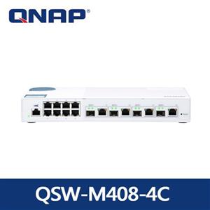 QNAP QSW-M408-4C 12埠L2 Web管理型10GbE交換器