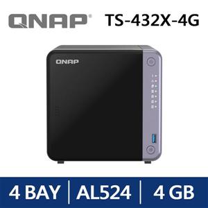 QNAP TS-432X-4G 網路儲存伺服器