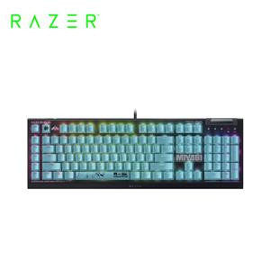 雷蛇Razer BlackWidow黑寡婦V4X【綠軸】蜘幻彩版有線機械式RGB鍵盤《絕區零》聯名