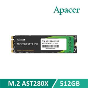 宇瞻 Apacer AST280X 512GB M.2 SATA3 SSD