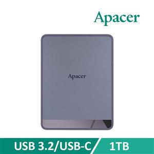 宇瞻 Apacer AS724 1TB 外接式軍規SSD (煙灰紫)