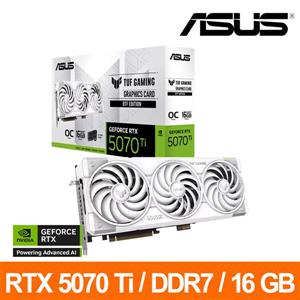 華碩ASUS TUF-RTX5070TI-O16G-BTF-WHITE 顯示卡