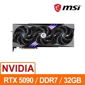 微星MSI RTX 5090 32G GAMING TRIO OC顯示卡