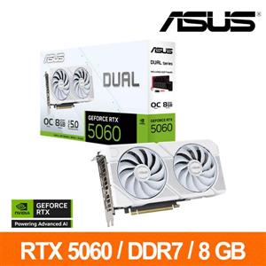 華碩ASUS DUAL-RTX5060-O8G-WHITE 顯示卡