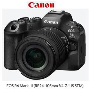 佳能CANON EOS R6 MKIII(OT) RF24-105 IS STM單鏡組無反光鏡相機