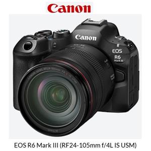 佳能CANON EOS R6 MKIII(OT) RF24-105L IS USM單鏡組無反光鏡相機
