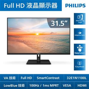 PHILIPS 32型 32E1N1100L 液晶螢幕