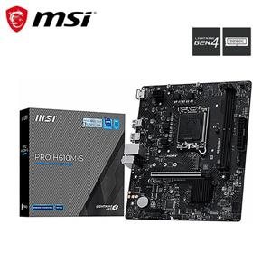 微星MSI PRO H610M-S DDR5 INTEL 主機板