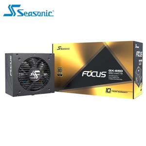 海韻Seasonic FOCUS GX-650W 金牌全模組 電源供應器