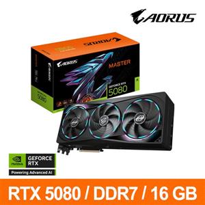 技嘉GIGABYTE GV-N5080AORUS M-16GD 顯示卡 RTX5080