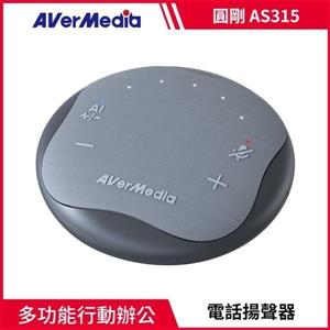 圓剛AVerMedia AS315 智慧抗噪通話音箱【黑】