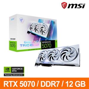 微星MSI RTX 5070 12G GAMING TRIO OC WHITE顯示卡