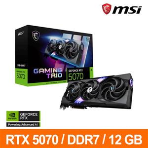 微星MSI RTX 5070 12G GAMING TRIO OC顯示卡