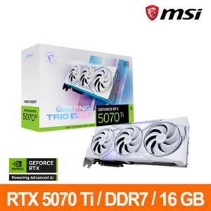 微星MSI RTX 5070 Ti 16G GAMING TRIO OC WHITE顯示卡