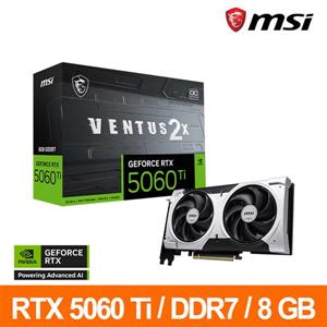 微星MSI RTX 5060 Ti 8G VENTUS 2X OC PLUS顯示卡