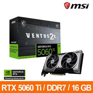 微星MSI RTX 5060 Ti 16G VENTUS 2X OC PLUS顯示卡