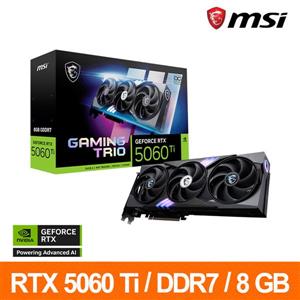 微星MSI RTX 5060 Ti 8G GAMING TRIO OC顯示卡