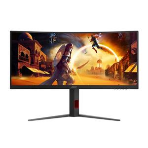 AOC Gaming 34型 CU34G4 (21:9)WQHD(可升降)曲面液晶電競螢幕