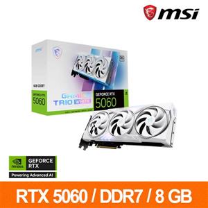 微星MSI RTX 5060 8G GAMING TRIO OC WHITE顯示卡